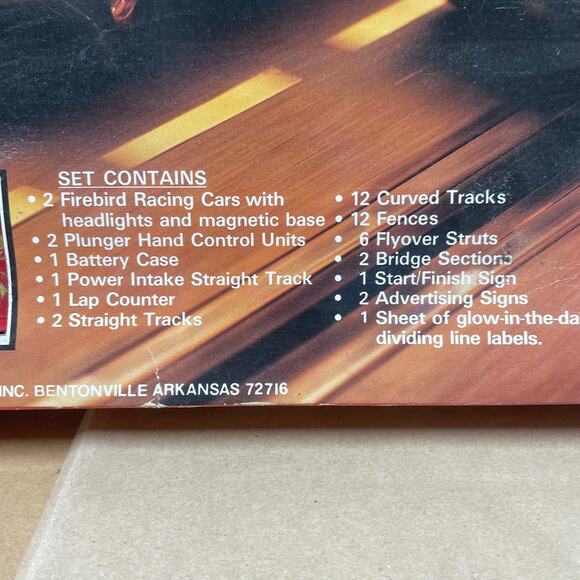 Super Fast Firebird Road Race Set New in Box Untested Vintage 1981 Collectible - Picture 6 of 9